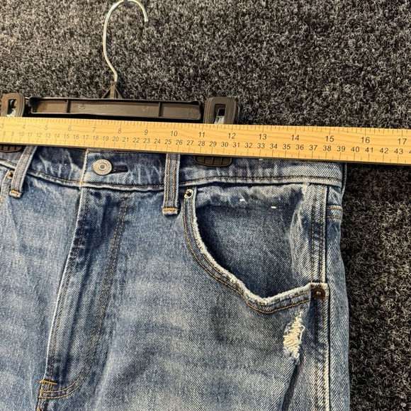 Abercrombie & Fitch Women's the 90s Straight Ultra High Rise Jeans Size 31 12 - Picture 4 of 7